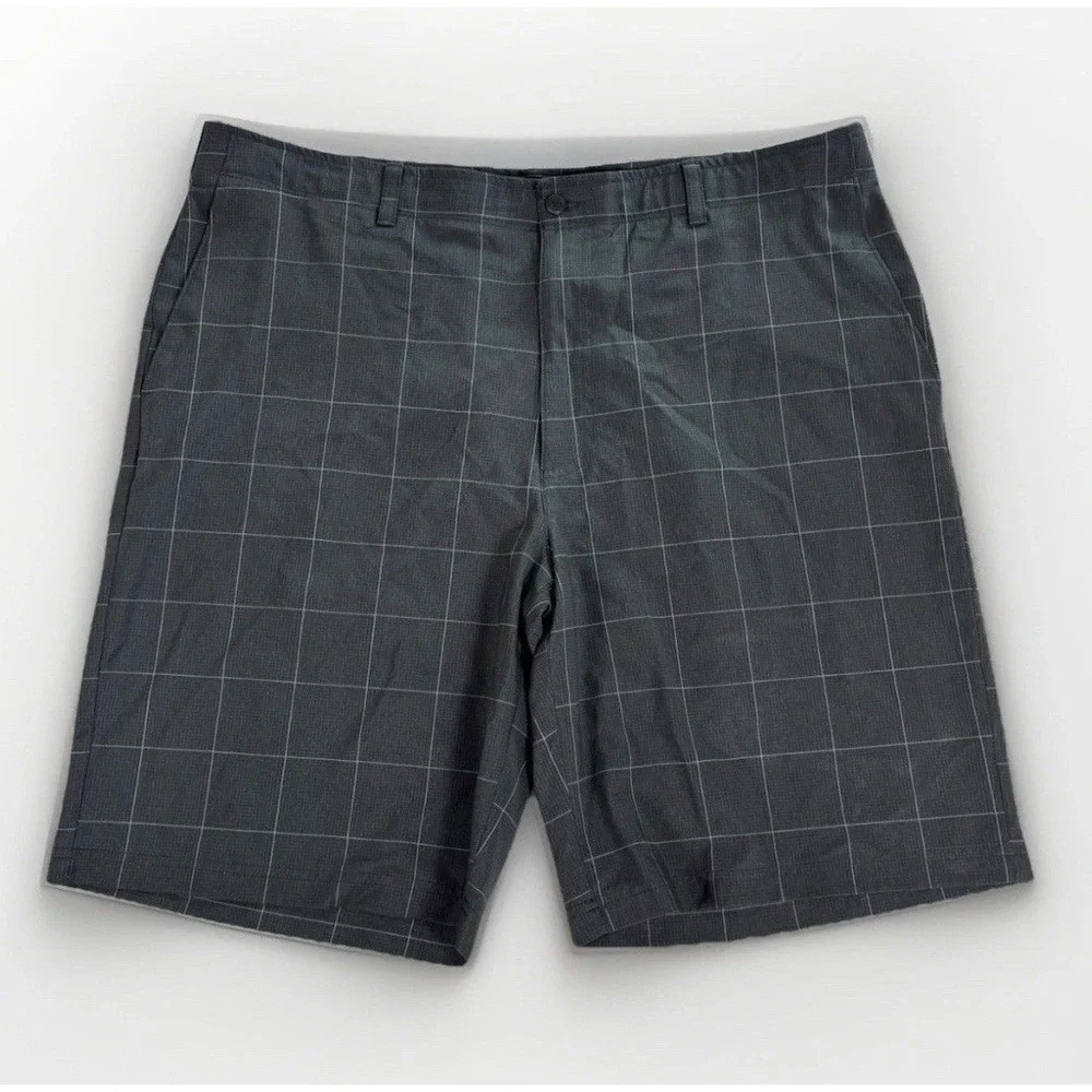 Ben Hogan Golf Shorts Mens 40‎ Grey Bundle Lot 2 Pairs Stretch Performance Check